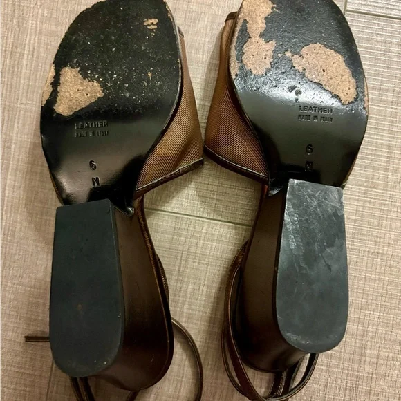 Yves Saint Laurent Brown Heels - Picture 7 of 8